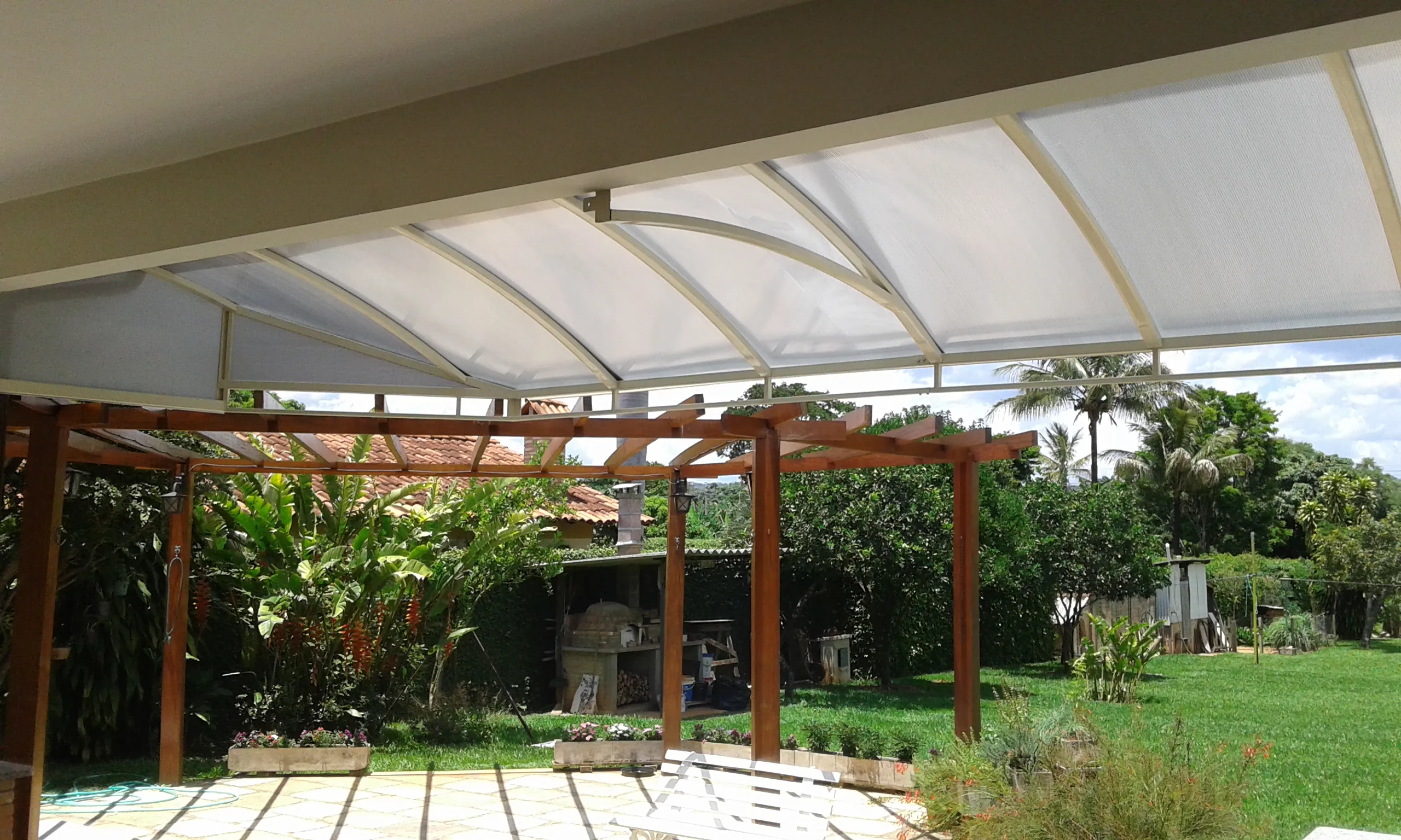 Galeria de projetos de Cobertura de Policarbonato
